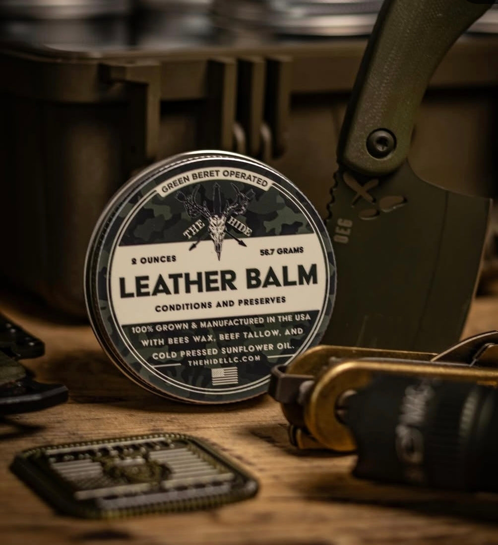 All Natural Made in America Leather Balm