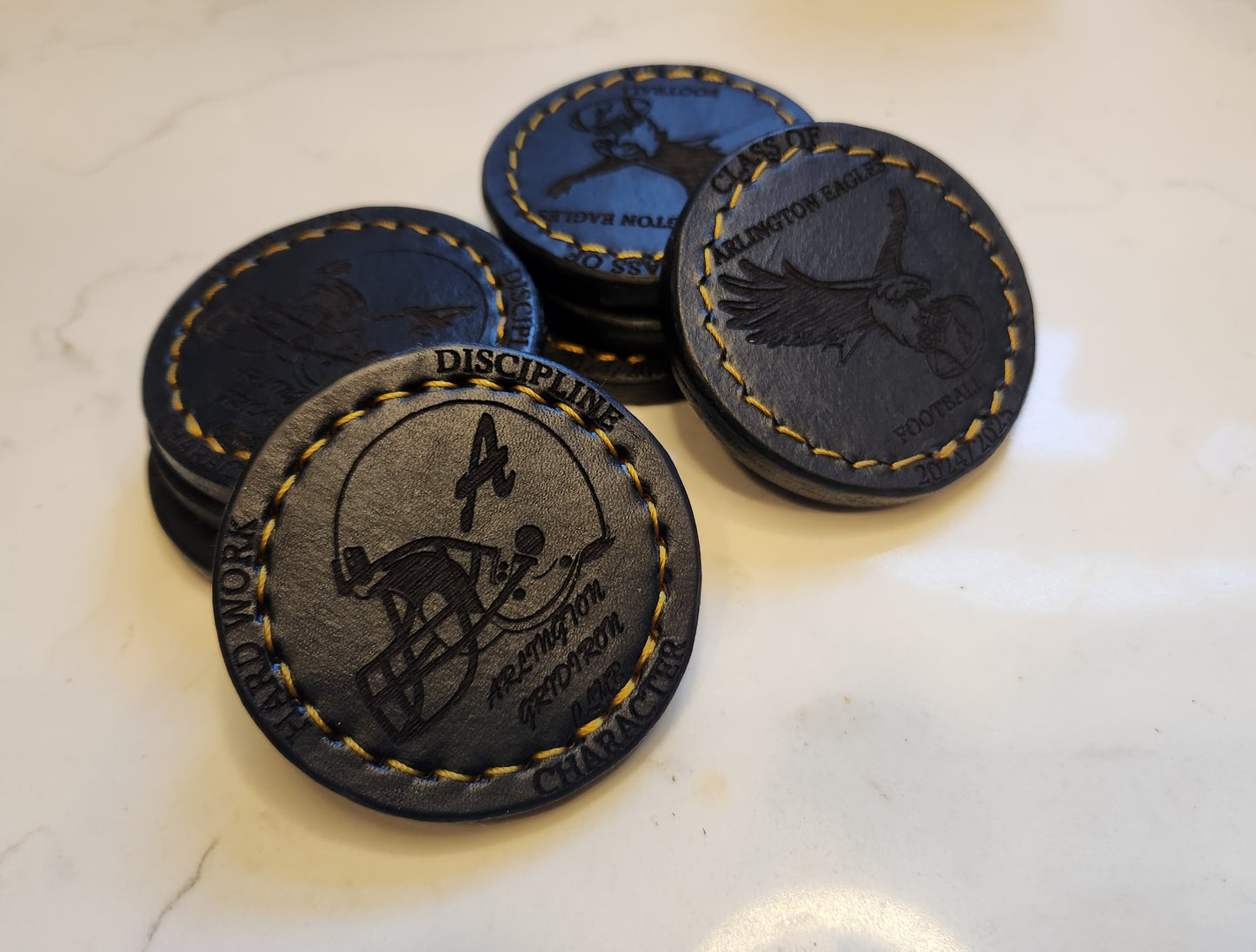 Leather Challenge Coins